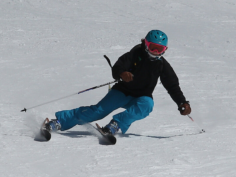 Cutting ski blanks on the bandsaw